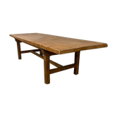 Table de ferme ancienne 3,20 m orme et chêne