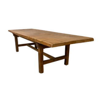 Old farm table 3.20 m elm and oak