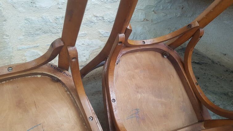Set of 2 chairs bistrot baumann