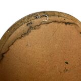 XL vintage mirror with a wooden frame