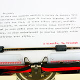 Triumph Adler Tippa white typewriter