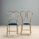 Set of 4 Jansen Argentina chairs from the 1950s.