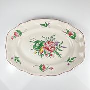 Grand plat ovale  KG Luneville – modèle Réverbère