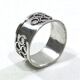 Silver towel ring