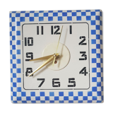 Creil and Montereau earthenware lustucru clock