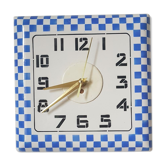 Creil and Montereau earthenware lustucru clock