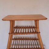 Rattan bedside