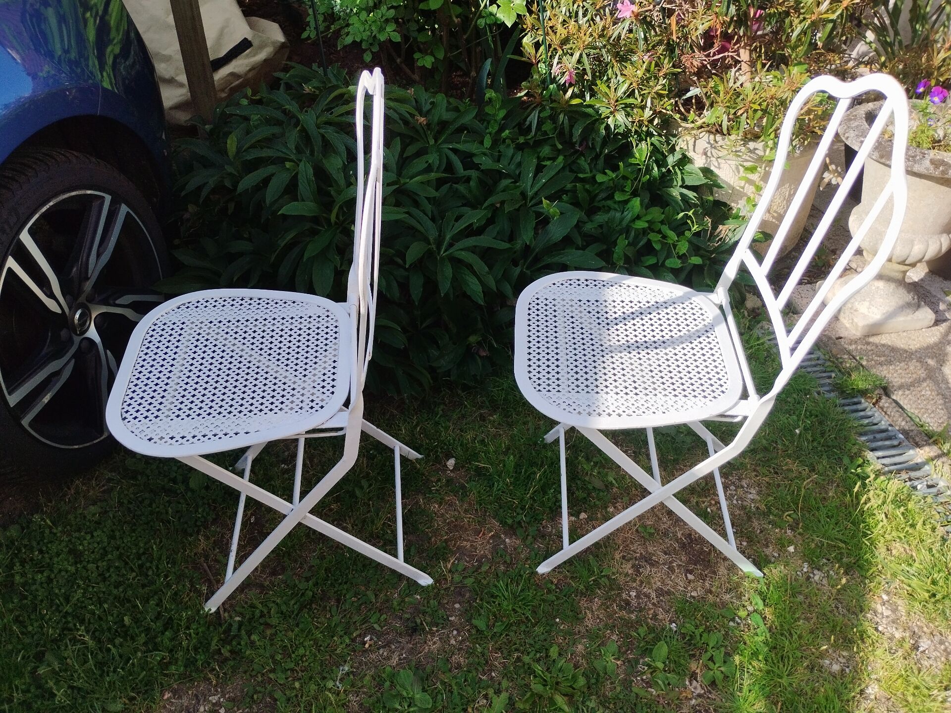 Salon de jardin ancien en fer