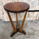 Sellette table appoint tripode bois vintage #a148