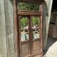 Old double-leaf door - mirror
