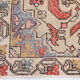 Tapis 4x7 classic red vintage, 126x227cm