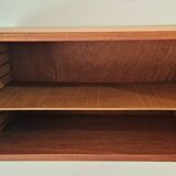 Scandinavian style teak wall or table shelf