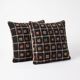 Set of 2 vintage kilim cushion covers 61x61 cm