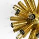 XXL 1960s Space Age brass ceiling lamp by J.T. Kalmar with 43 arms | 66 cm