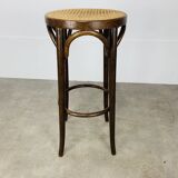 Canework and bentwood bistro bar stool