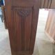 Vintage Art Deco schoolmaster's desk - double-sided - solid wood - 1940s/50s