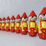 Vintage pinocchio bowling game