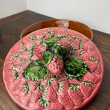 Strawberry slip tart dish