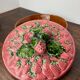 Strawberry slip tart dish
