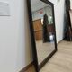 Mirror in black molded wood 109x93 Napoleon III era