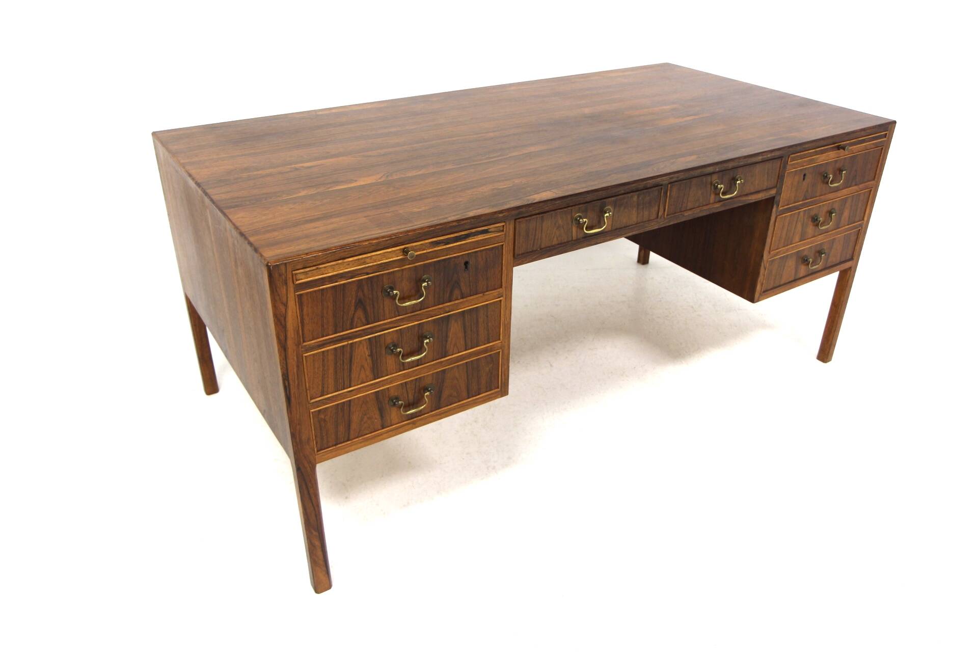 Scandinavian Rosewood Desk, Denmark, 1950