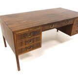 Scandinavian Rosewood Desk, Denmark, 1950