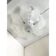 Contemporary Modern Flower  Glass Flush Mount
