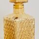 Vintage smoked glass whiskey decanter
