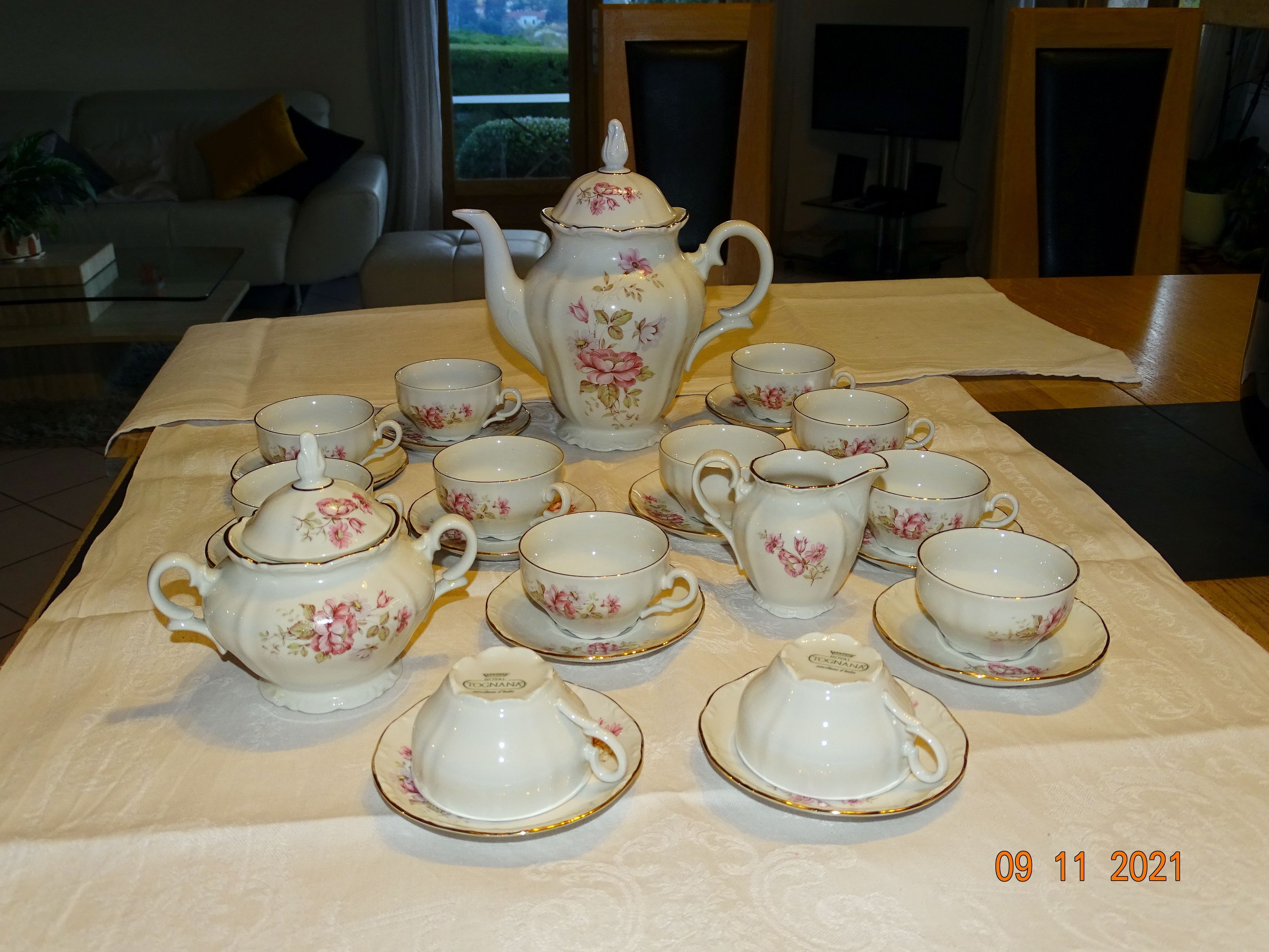 Service à café complet en porcelaine Selency