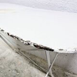 Folding garden table