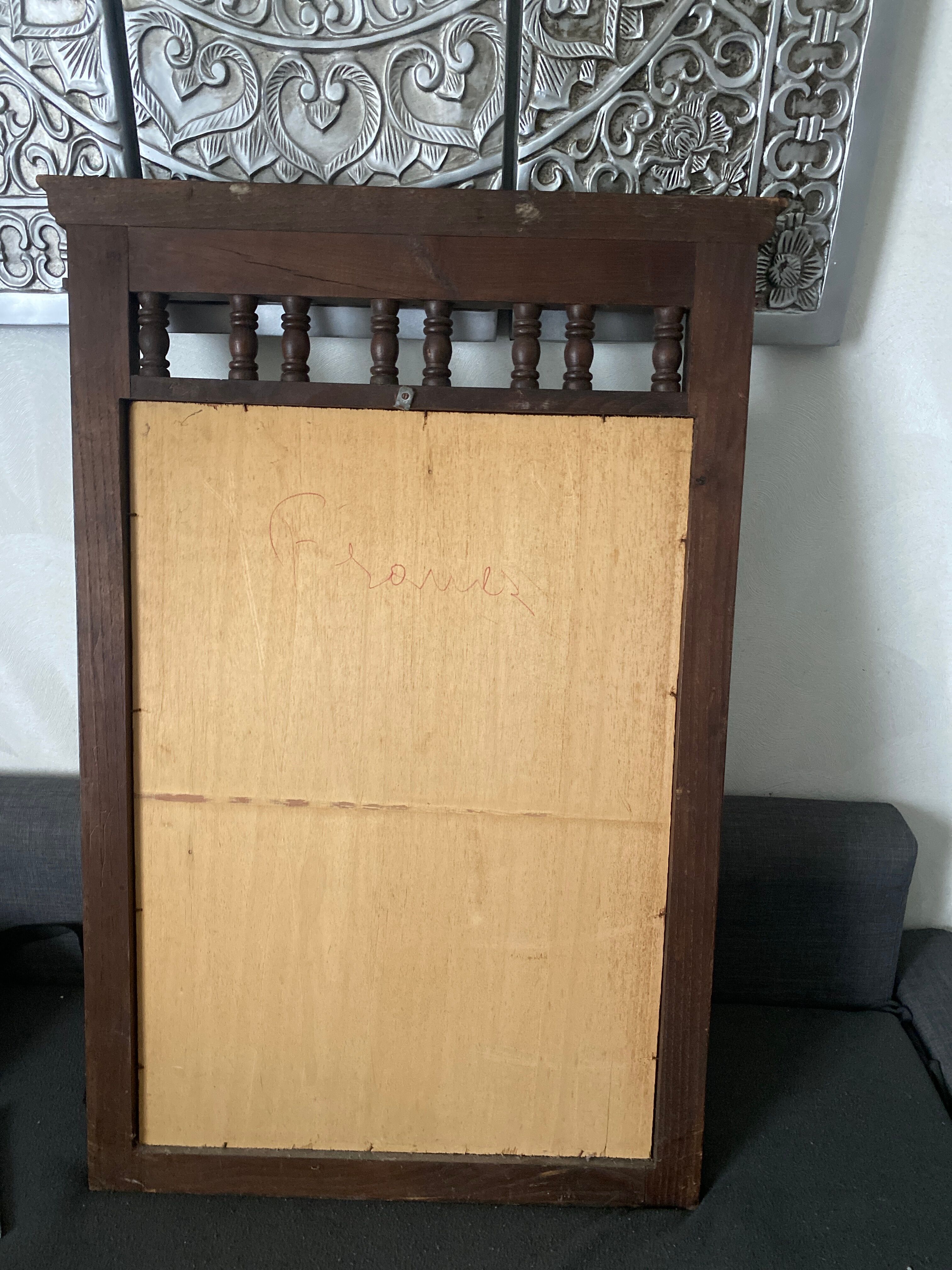 Vintage wood mirror
