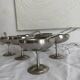 Stainless steel footed bowls Jean Couzon