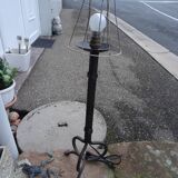 Wrought iron lamp base