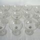 11 vintage engraved crystal champagne coupes
