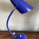 Vintage blue iron lamp