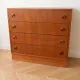 Commode scandinave en bois, années 60