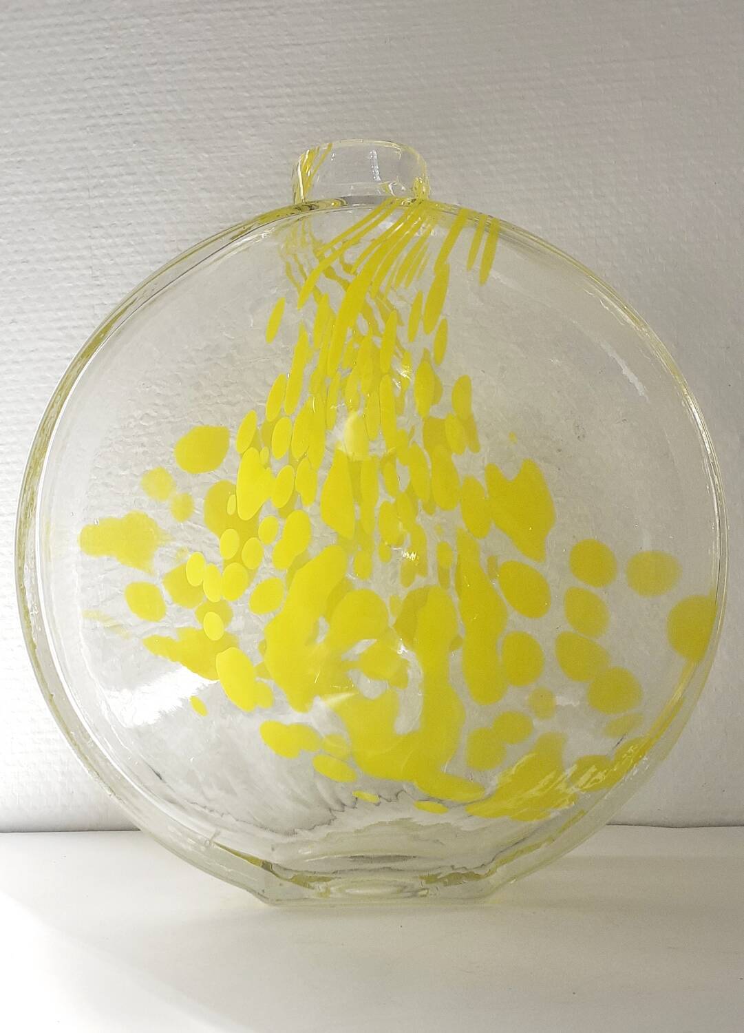 Large vintage glass vase