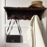 Wooden coat rack, hat rack