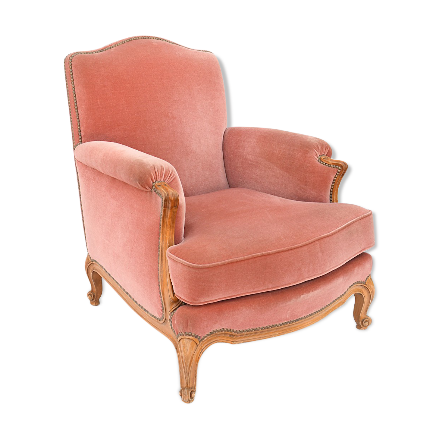 Louis XV style shepherdess armchair