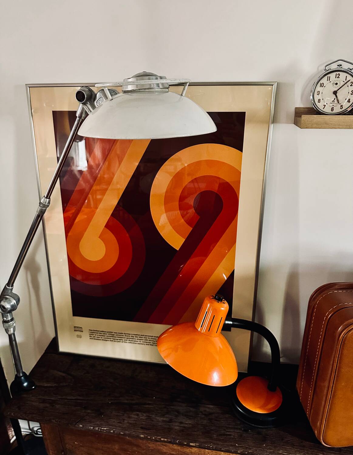 Vintage architect lamp