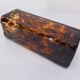 Amber Murano glass vase