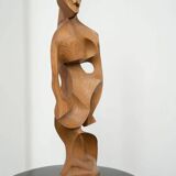 Cubist figurative sculpture by Michel Pedron