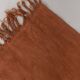 Tapis kilim moderne terracotta
