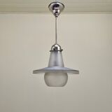 Mercurized and sandblasted glass suspension