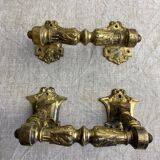 Articulated bronze handles