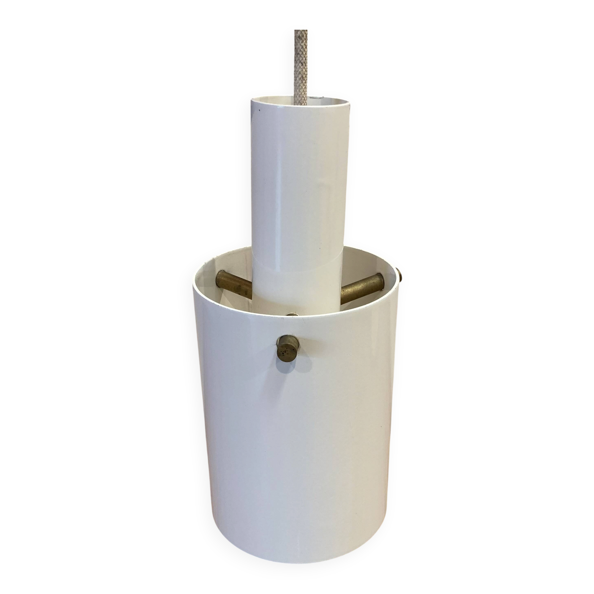 Scandinavian design metal suspension.