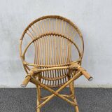 Rattan basket chair