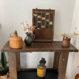 Old wooden workbench
