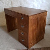 Blond oak desk