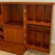 Captain's bar in Scandinavian design, 1960s, teak